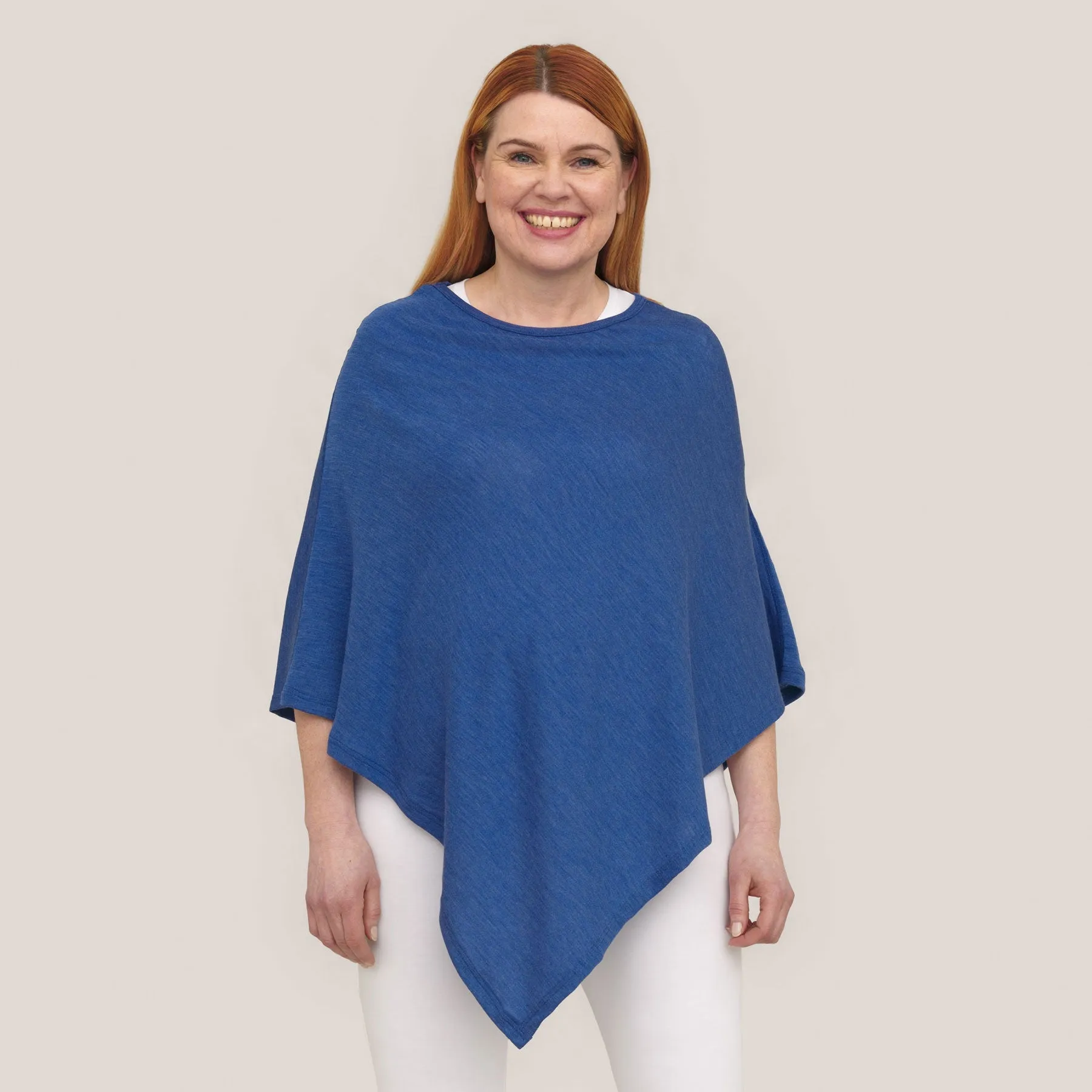 Women's Merino Silk Poncho