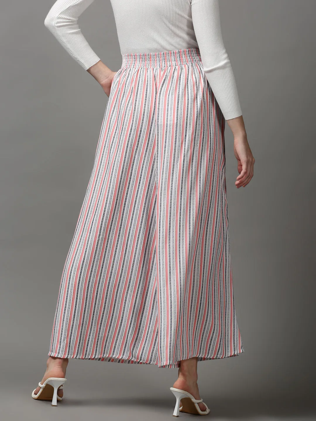 Women's Multi Striped Culotte