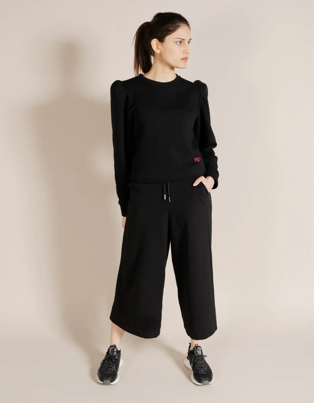 Zoe Everyday Sustainable Culottes - Black